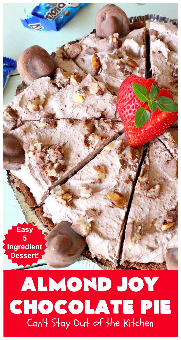 Almond Joy Chocolate Pie Can't Stay Out of the Kitchen