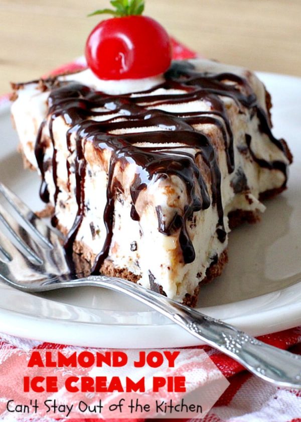 Almond Joy Ice Cream Pie – Can't Stay Out of the Kitchen