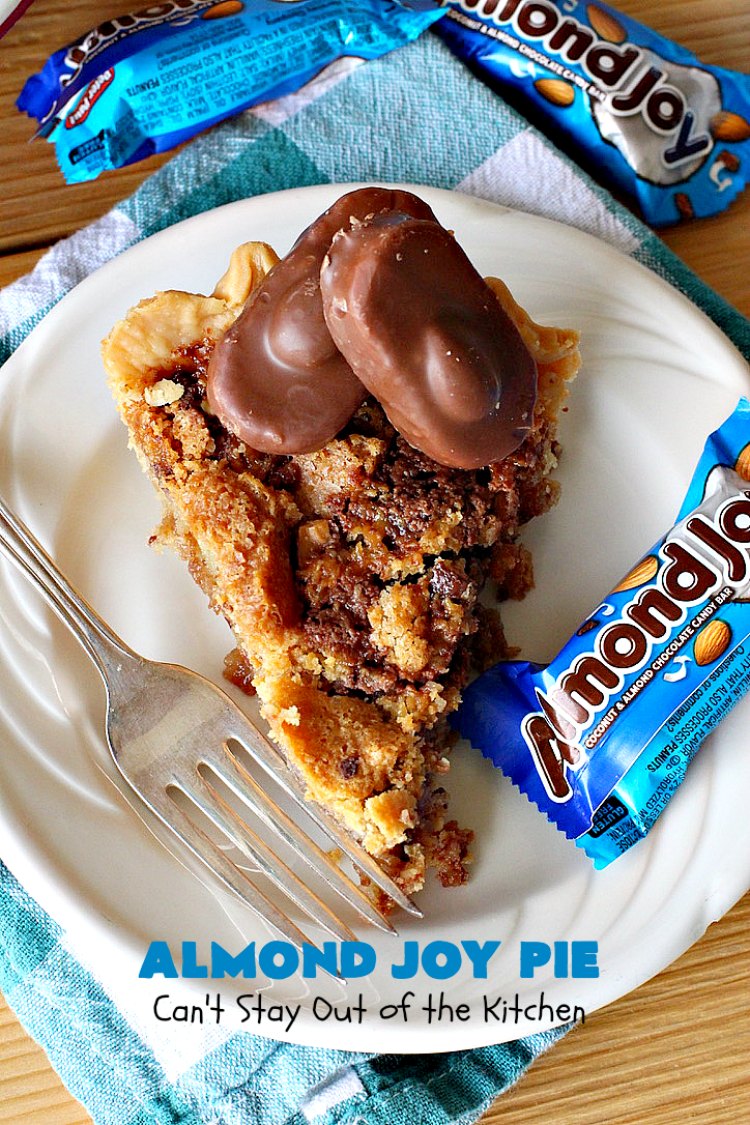 Almond Joy Pie Can't Stay Out of the Kitchen
