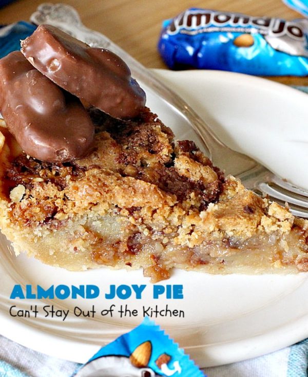 Almond Joy Pie Can't Stay Out of the Kitchen