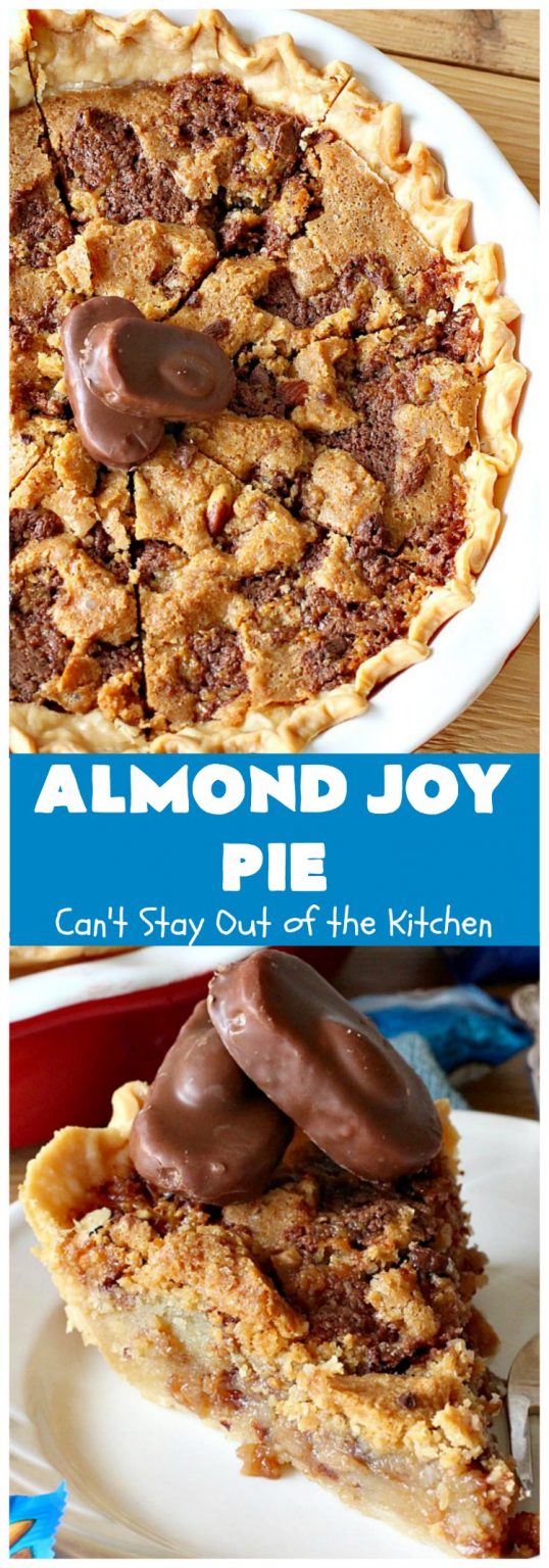 Almond Joy Pie Can't Stay Out of the Kitchen
