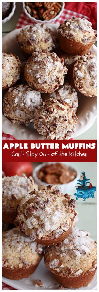 Apple Butter Muffins | Can't Stay Out of the Kitchen