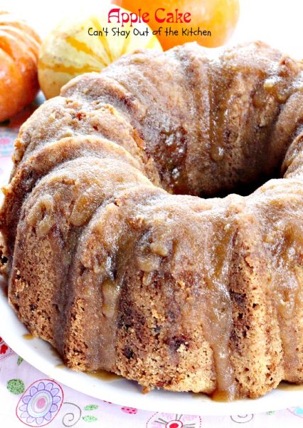 Apple Cake | Can't Stay Out of the Kitchen | This lovely #cake is wonderful for a #holiday #breakfast or #dessert. #apples #coffeecake