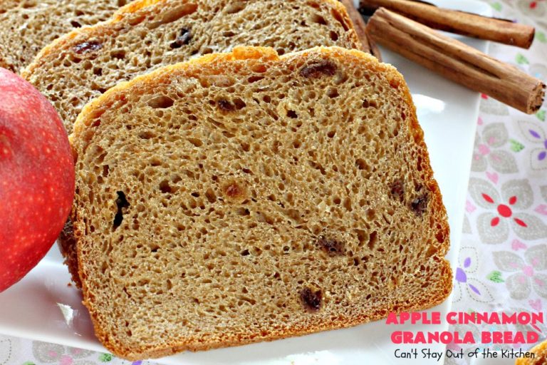 Apple Cinnamon Granola Bread Can't Stay Out of the Kitchen