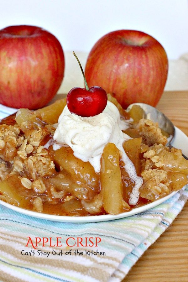 Apple Crisp Can't Stay Out of the Kitchen