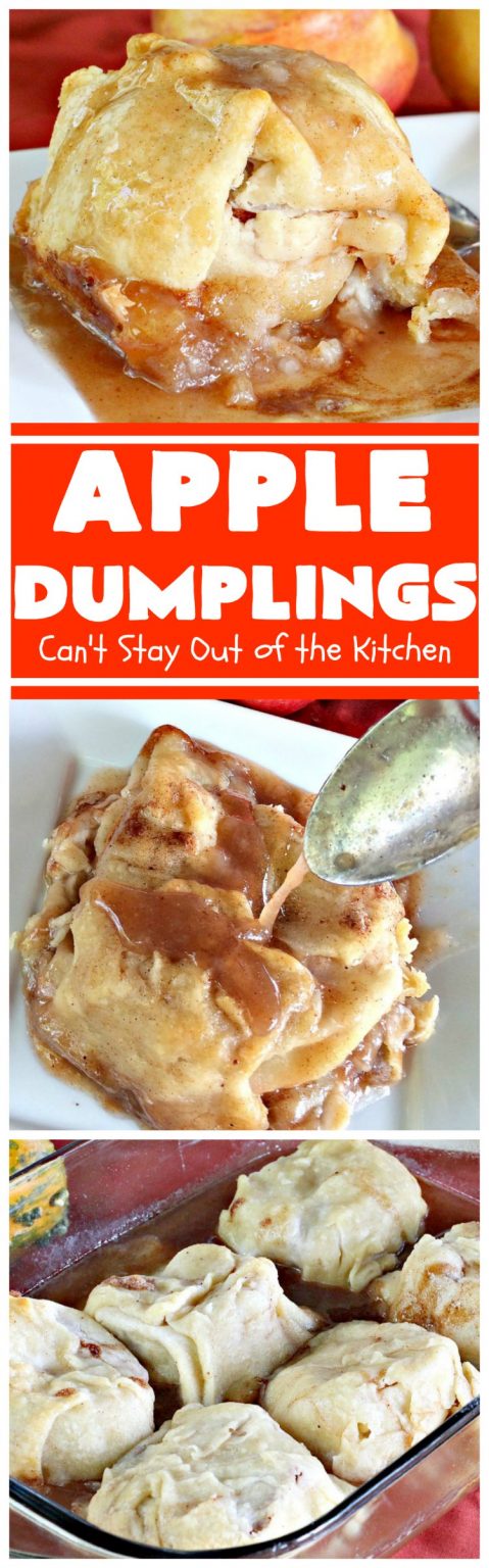 Apple Dumplings – Can't Stay Out of the Kitchen