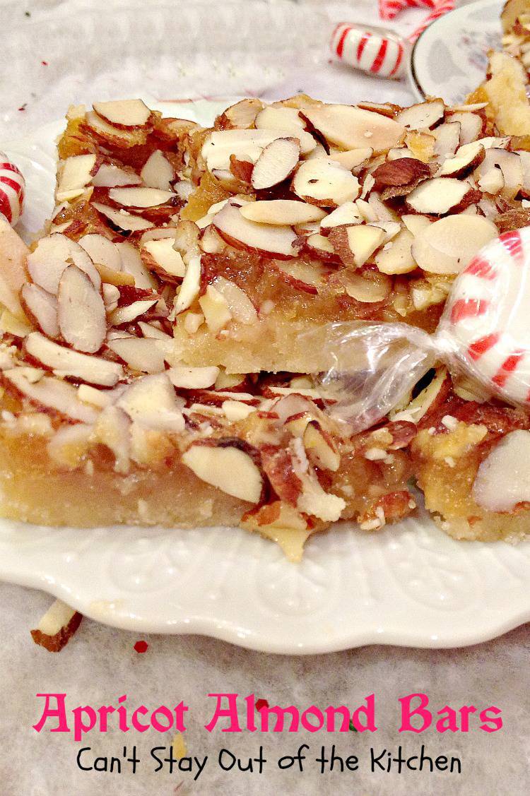 Apricot Almond Bars Recipe Pix 19 502 Can't Stay Out of the Kitchen