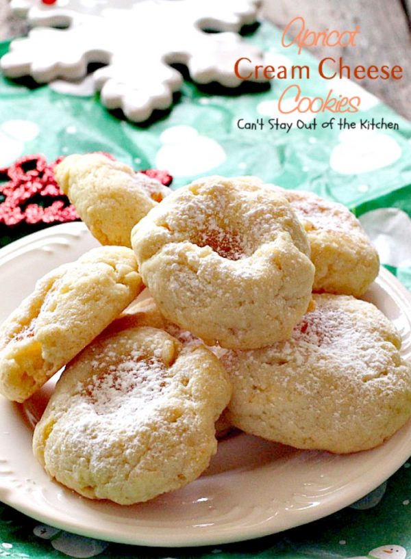 Apricot Cream Cheese Cookies Can't Stay Out of the Kitchen