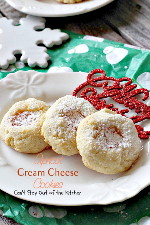 Apricot Cream Cheese Cookies Can't Stay Out of the Kitchen