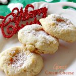 Apricot Cream Cheese Cookies | Can't Stay Out of the Kitchen | these are some of our favorite #christmas #cookies. These thumbprint cookies have #apricot preserves in the center. #dessert
