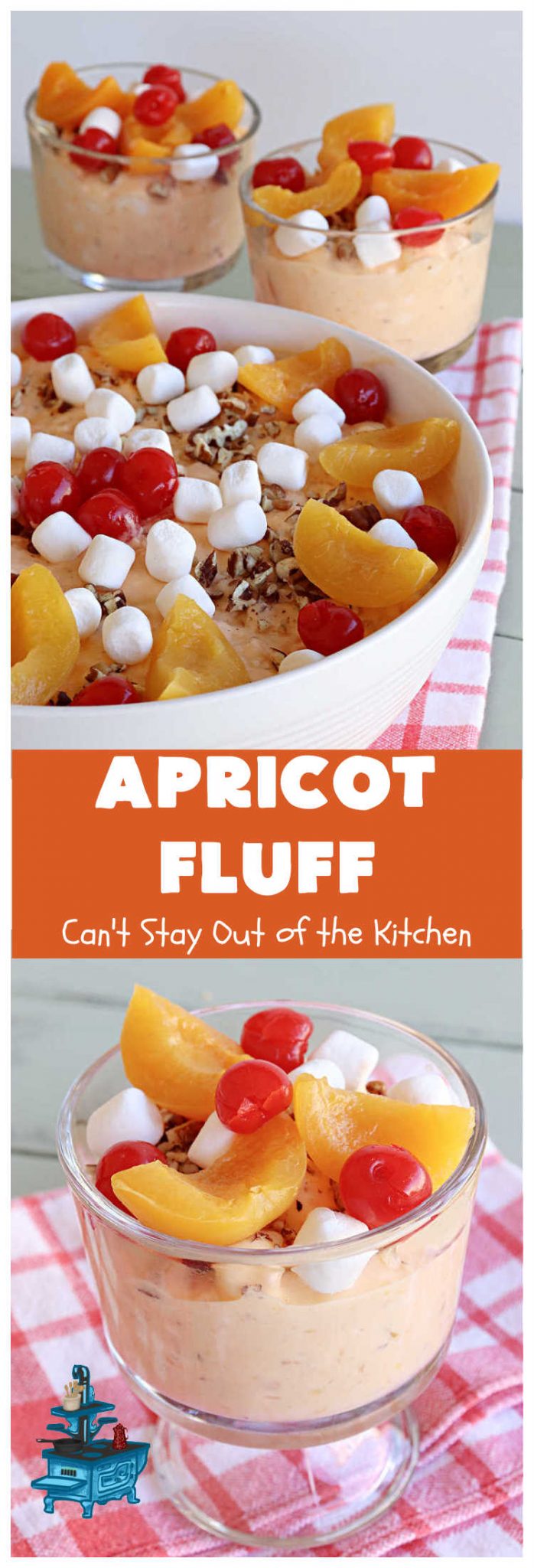 Apricot Fluff Can't Stay Out of the Kitchen