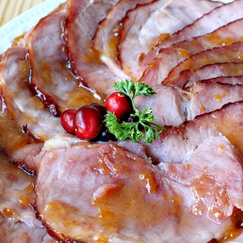 Apricot Glazed Ham | Can't Stay Out of the Kitchen