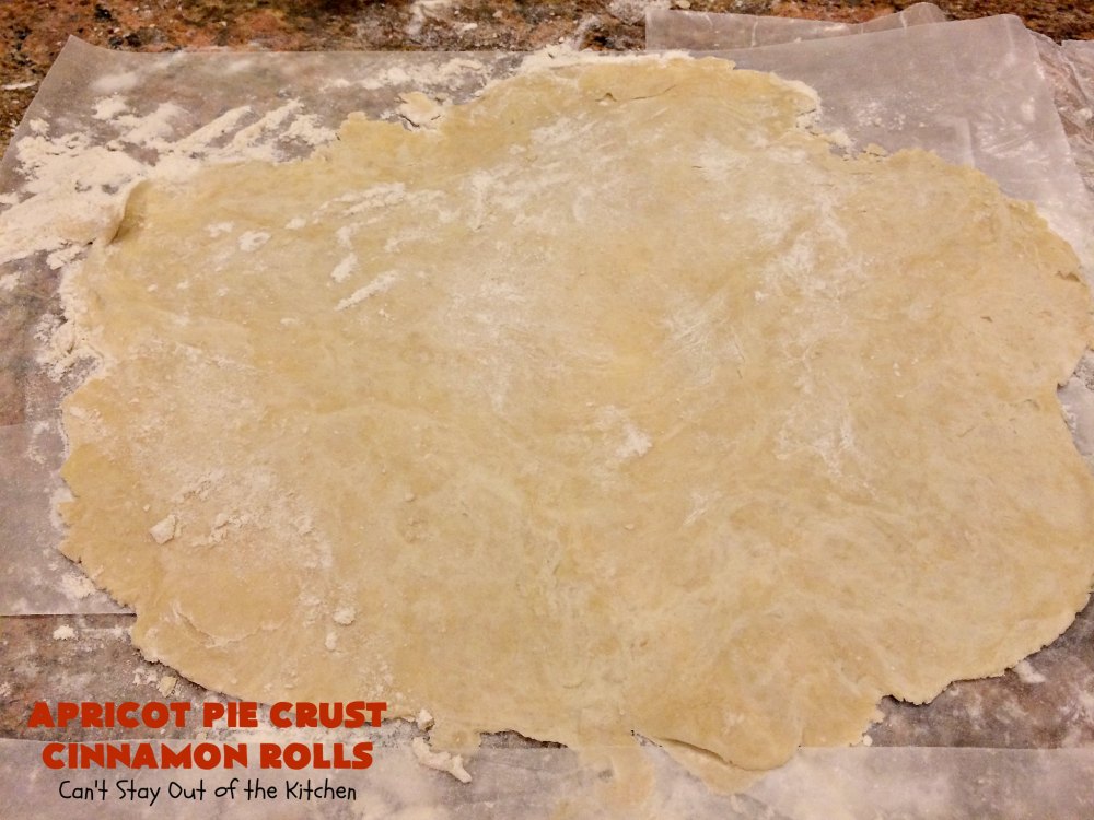 Apricot Pie Crust Cinnamon Rolls Can't Stay Out of the Kitchen