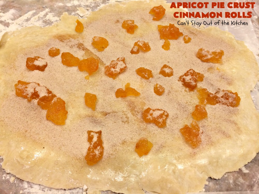 Apricot Pie Crust Cinnamon Rolls Can't Stay Out of the Kitchen