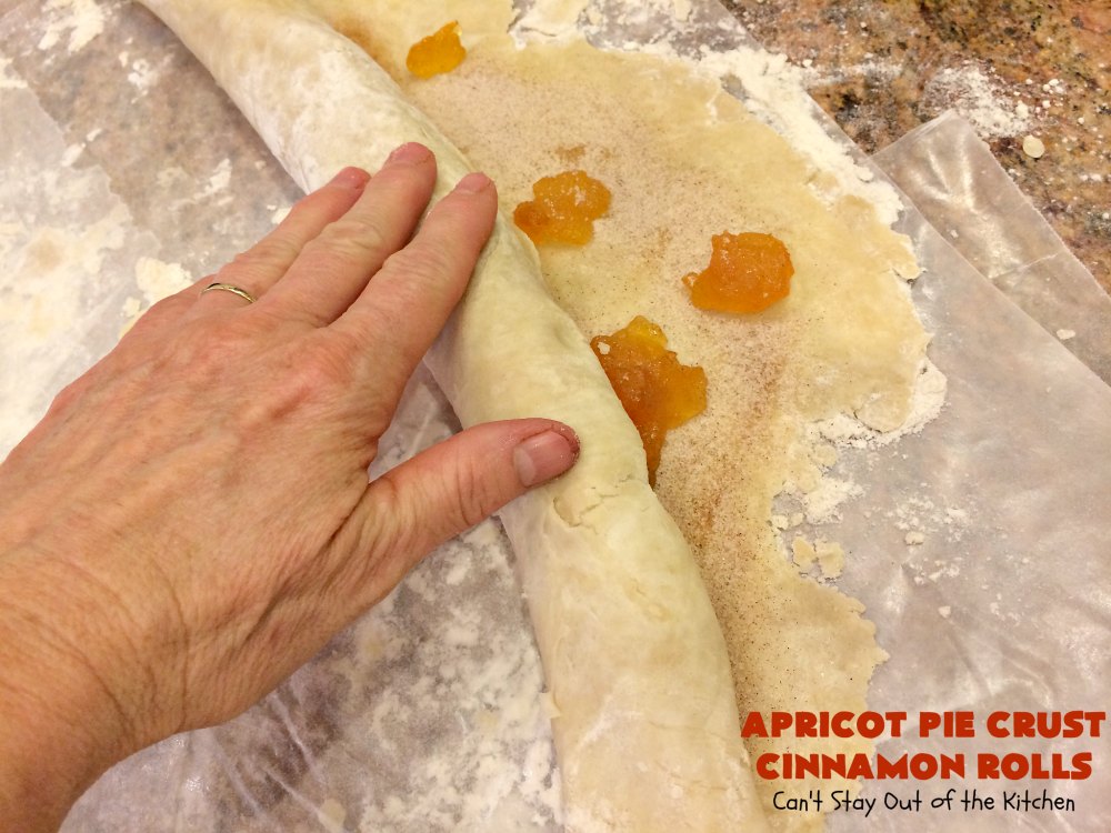 Apricot Pie Crust Cinnamon Rolls Can't Stay Out of the Kitchen