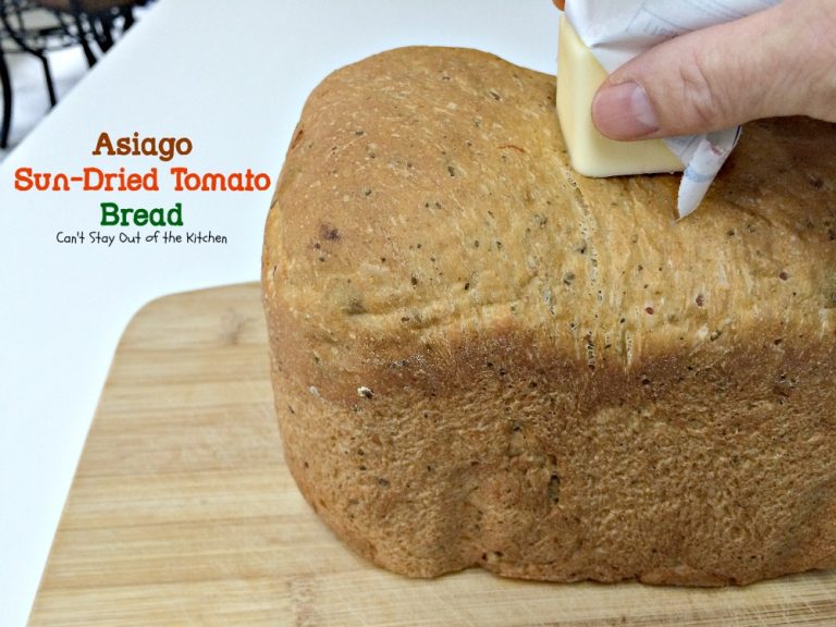 Asiago SunDried Tomato Bread Can't Stay Out of the Kitchen