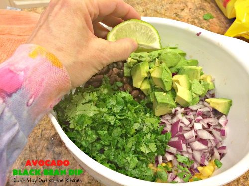 Avocado Black Bean Dip – Can't Stay Out Of The Kitchen