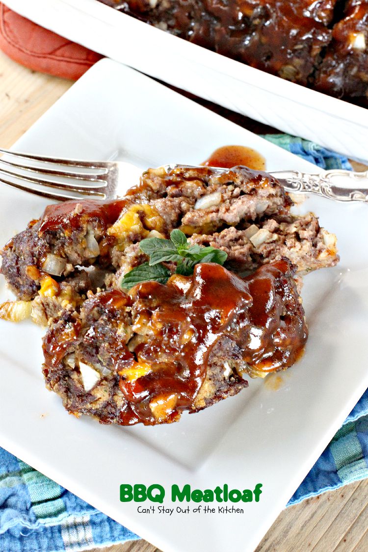 BBQ Meatloaf | Can't Stay Out of the Kitchen