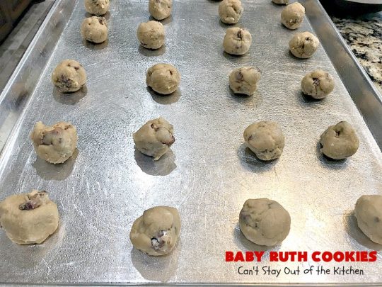 Baby Ruth Cookies - Can't Stay Out of the Kitchen