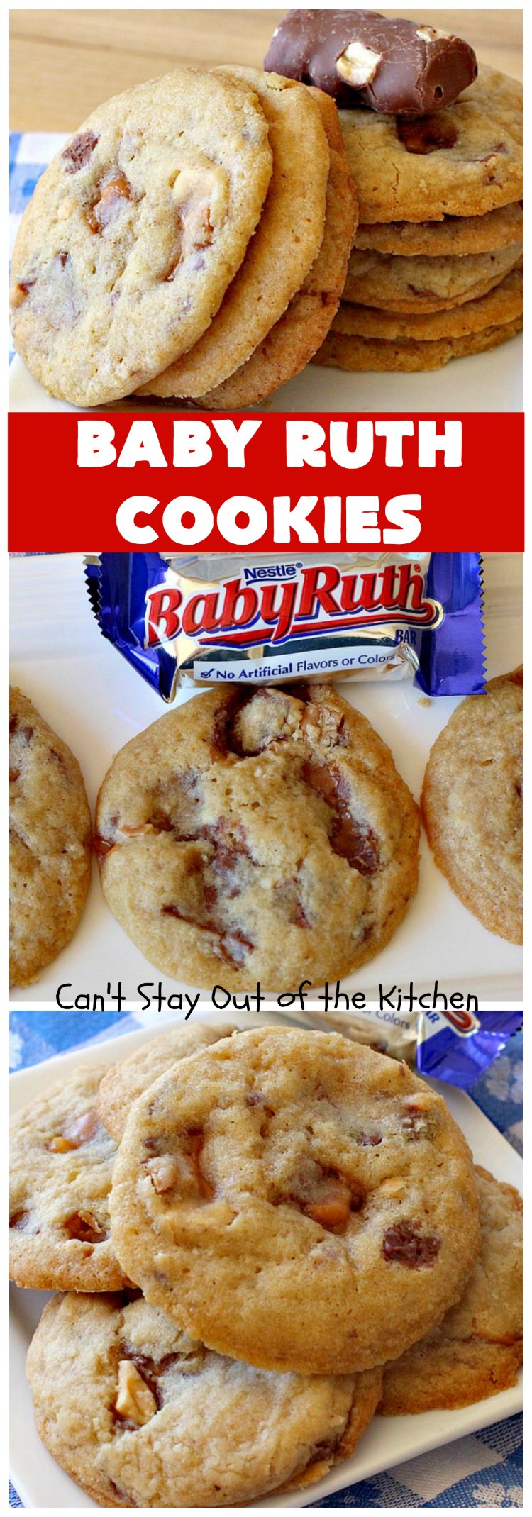 Baby Ruth Cookies | Can't Stay Out of the Kitchen