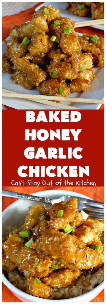 Baked Honey Garlic Chicken | Can't Stay Out of the Kitchen