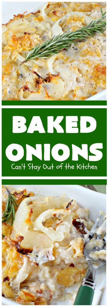 Baked Onions | Can't Stay Out of the Kitchen