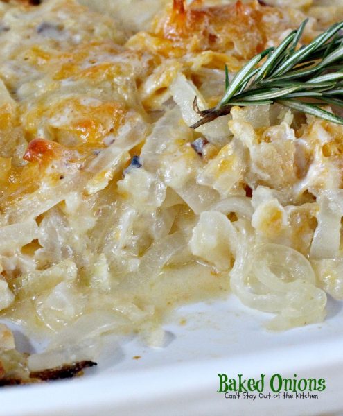 Baked Onions | Can't Stay Out of the Kitchen | you won't believe how amazing this #casserole tastes. #onions #cheese