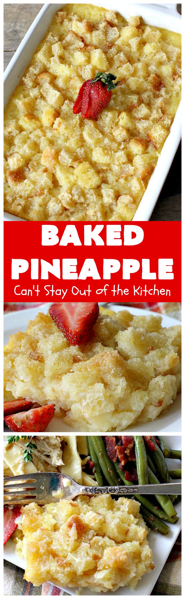 Baked Pineapple | Can't Stay Out of the Kitchen