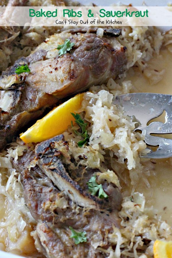 Baked Ribs and Sauerkraut Can't Stay Out of the Kitchen