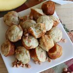 Banana Butterscotch Muffins | Can't Stay Out of the Kitchen | these luscious #muffins include #bananas, #applesauce & #ButterscotchChips. They are full of flavor & have a delightful fluffy texture. Great for a weekend, company or #holiday #breakfast or #brunch, #tailgating parties or #snacks throughout the day! #BananaButterscotchMuffins