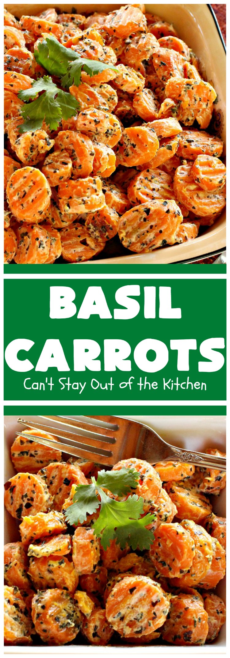 Basil Carrots | Can't Stay Out of the Kitchen