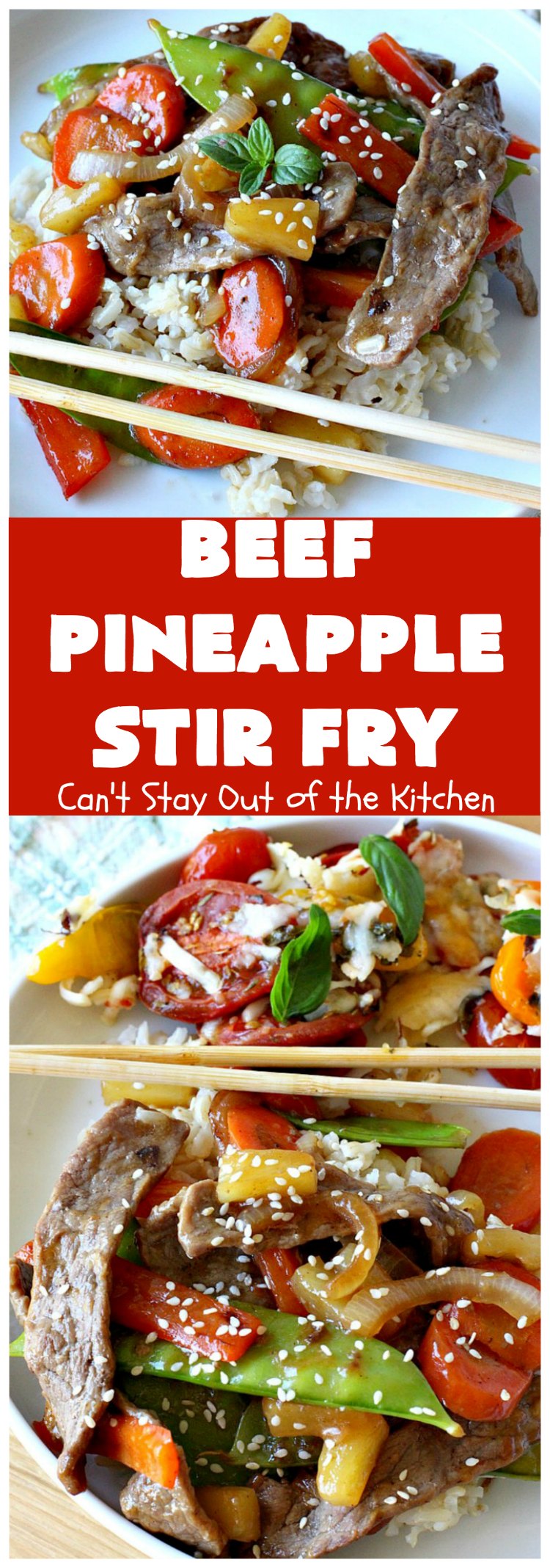 Beef Pineapple Stir Fry Can't Stay Out of the Kitchen