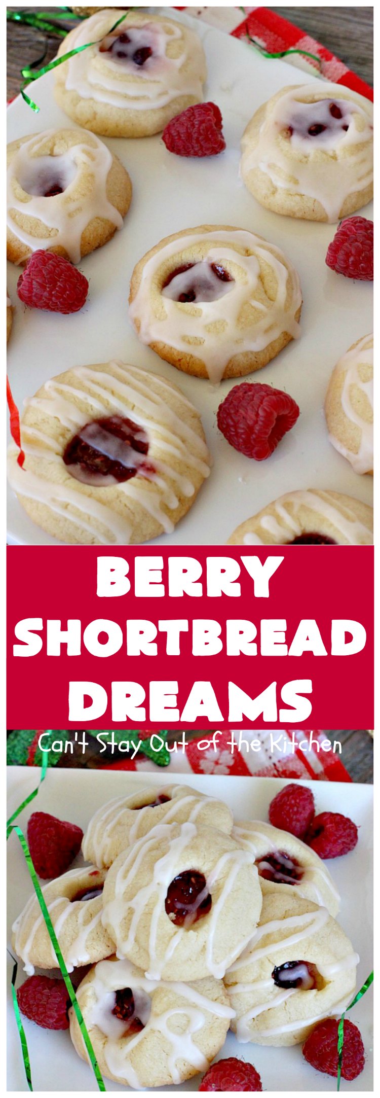 Berry Shortbread Dreams | Can't Stay Out of the Kitchen
