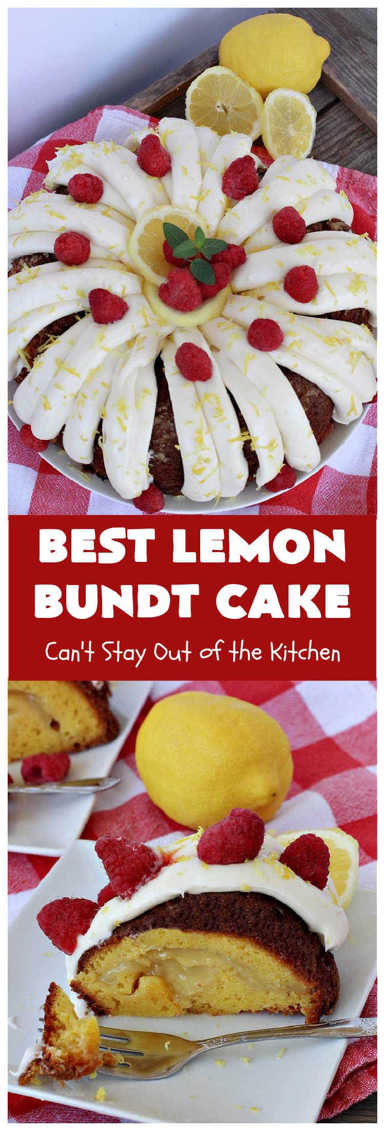 Best Lemon Bundt Cake | Can't Stay Out of the Kitchen