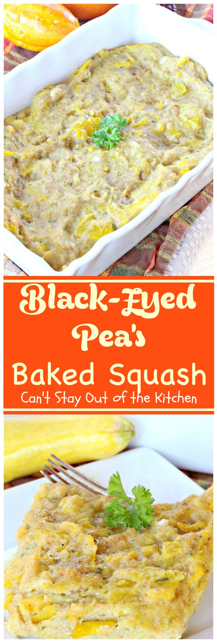 Black-Eyed Pea's Baked Squash | Can't Stay Out of the Kitchen
