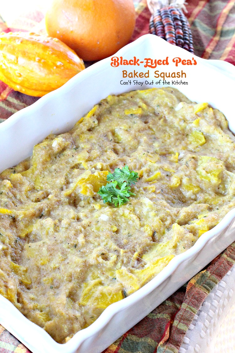 Black-Eyed Pea's Baked Squash | Can't Stay Out of the Kitchen | fabulous #copycat version of #BlackEyedPeas #squash casserole. Perfect for #holidays like #FathersDay. #yellowsquash