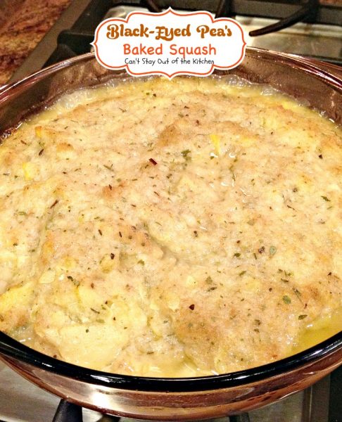 Black-Eyed Pea's Baked Squash | Can't Stay Out of the Kitchen | this fabulous #copycat recipe is a great #holiday #sidedish. #yellowsquash