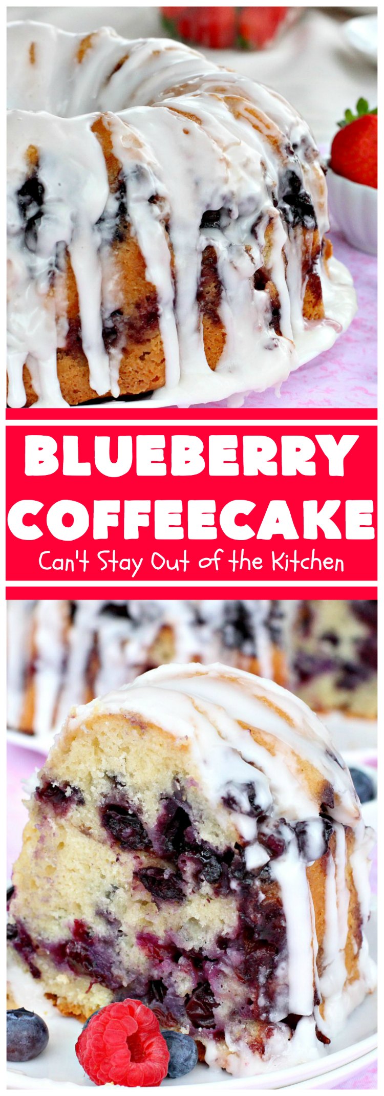 Blueberry Coffeecake | Can't Stay Out of the Kitchen
