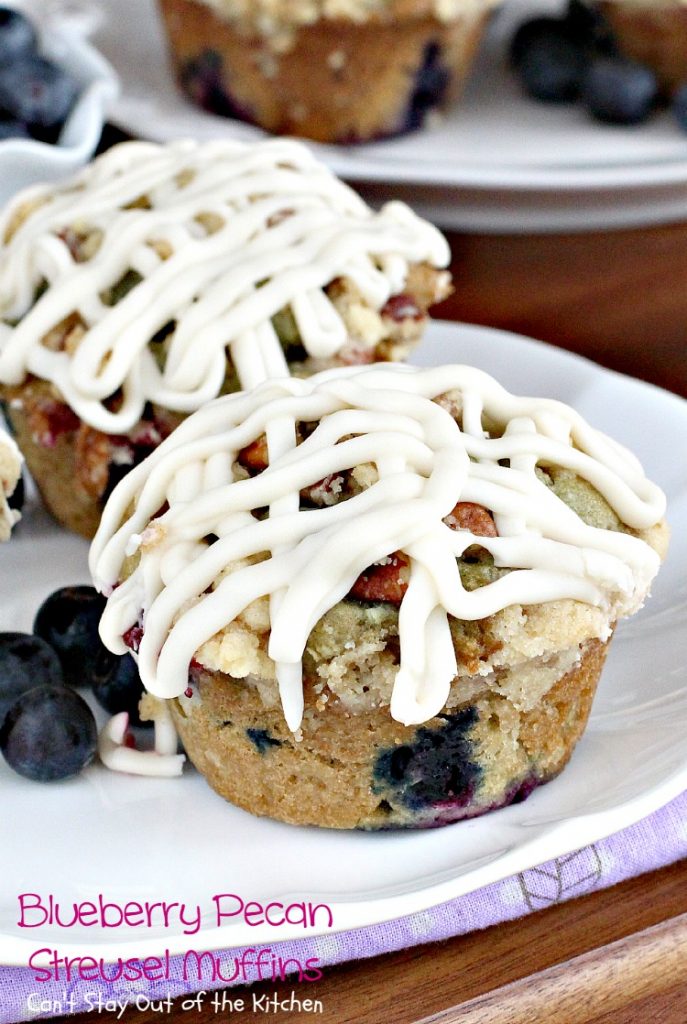 Blueberry Pecan Streusel Muffins | Can't Stay Out of the Kitchen | most scrumptious, delectable #blueberry #muffins ever! #breakfast