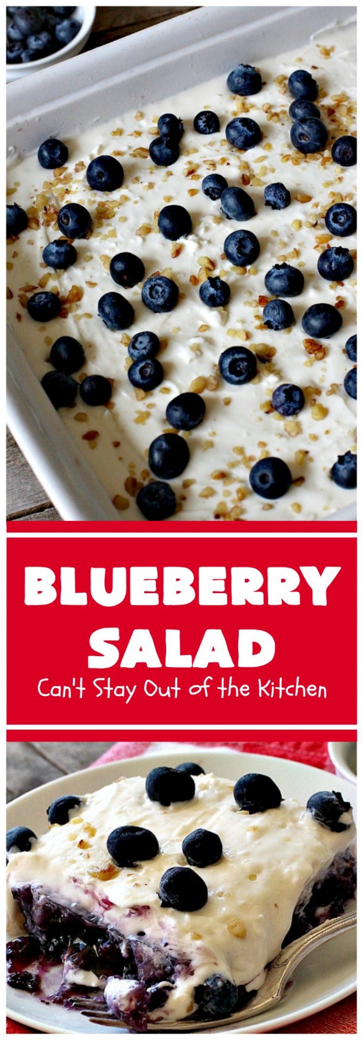 Blueberry Salad – Can't Stay Out of the Kitchen