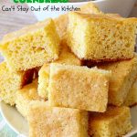 Boston Market Cornbread | Can't Stay Out of the Kitchen | This is the BEST #copycat #recipe for #BostonMarketCornbread ever! It only uses 5 ingredients & is so easy to make. This spectacular #cornbread is great for company & #holidays like #MothersDay or #FathersDay. We enjoy it with any kind of entree. #BostonMarket #SweetCornbread #MothersDaySideDish #FathersDaySideDish #FavoriteCornbreadRecipe #BestCornbreadRecipe #JiffyCornMuffinMix
