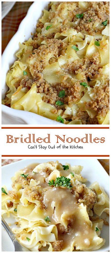 Bridled Noodles | Can't Stay Out of the Kitchen