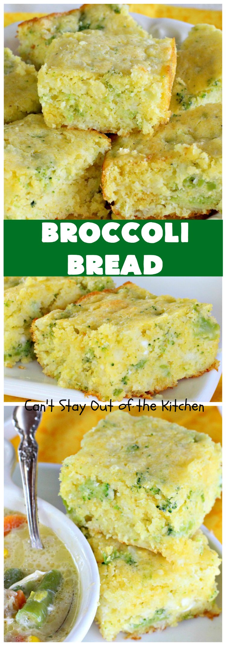 Broccoli Bread | Can't Stay Out of the Kitchen