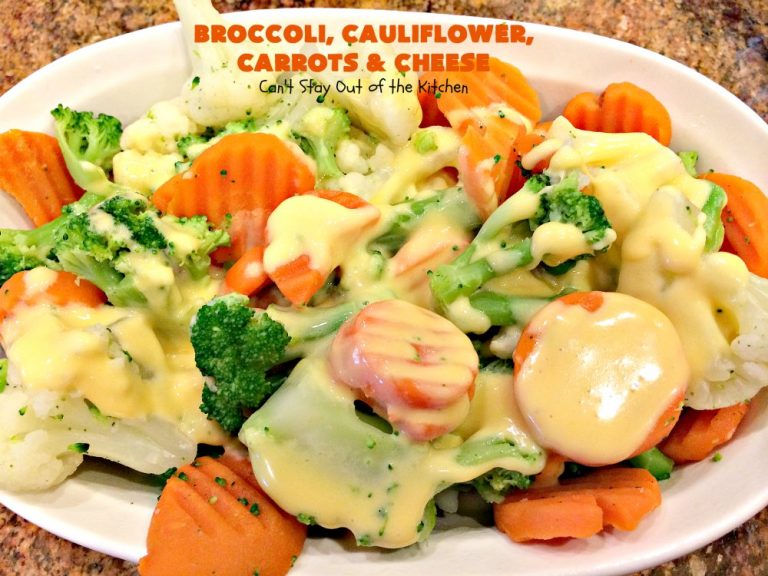 Broccoli, Cauliflower, Carrots and Cheese Can't Stay Out of the Kitchen