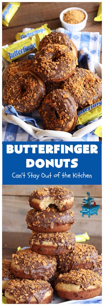Butterfinger Donuts | Can't Stay Out of the Kitchen