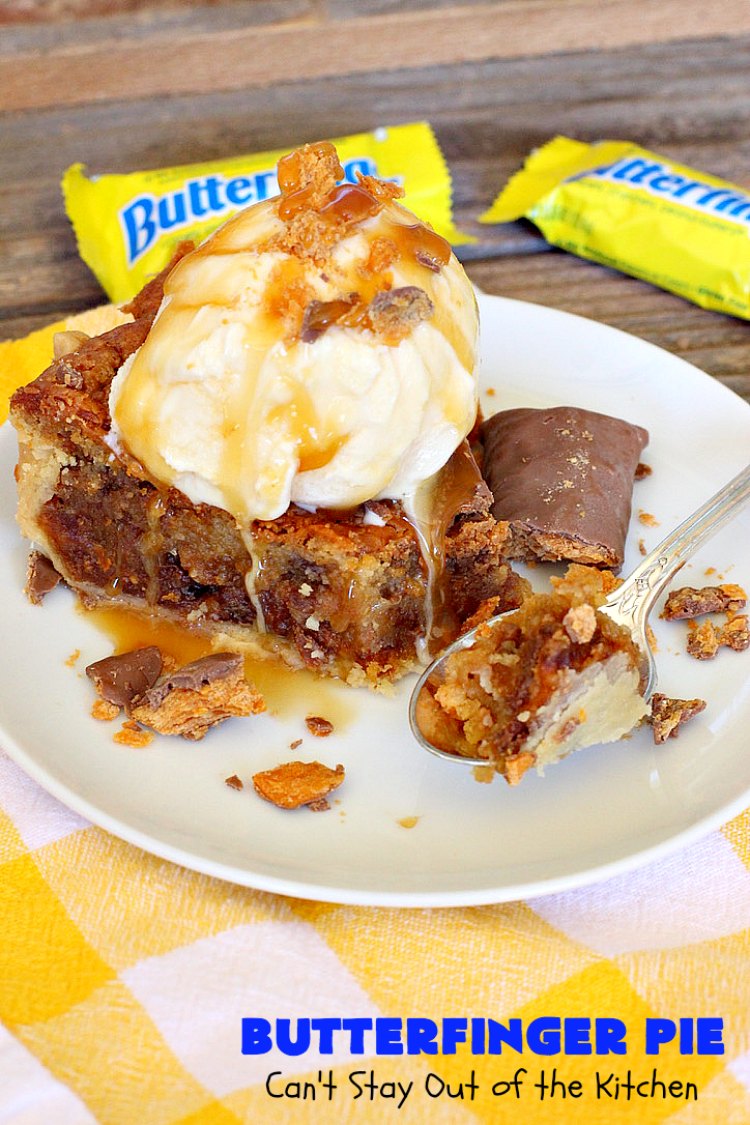 Butterfinger Pie – Cant Stay Out Of The Kitchen