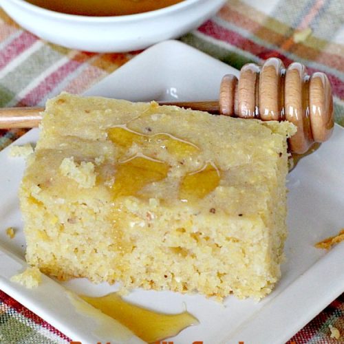 Buttermilk Cornbread | Can't Stay Out of the Kitchen | delicious classic #cornbread recipe with #honey and #buttermilk to make it moist. Great with soup or chili.