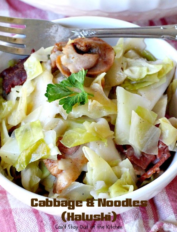 Cabbage and Noodles Can't Stay Out of the Kitchen