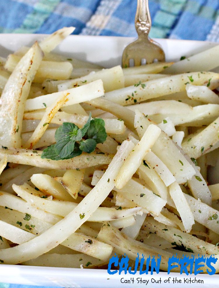 Cajun Fries | Can't Stay Out of the Kitchen | these amazing oven-baked #fries have amazing flavor from #cajun seasoning. #glutenfree #vegan