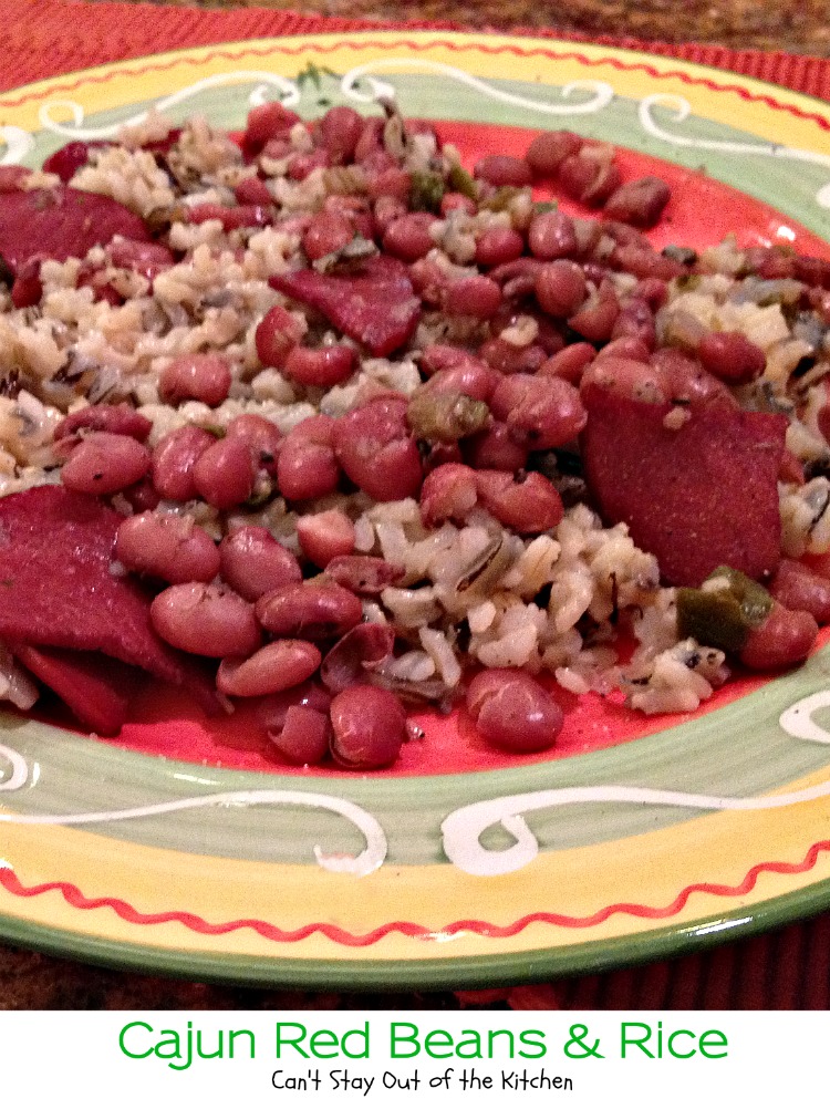 Cajun Red Beans and Rice – 1 – Recipe Pix 3 – Can't Stay Out of the Kitchen